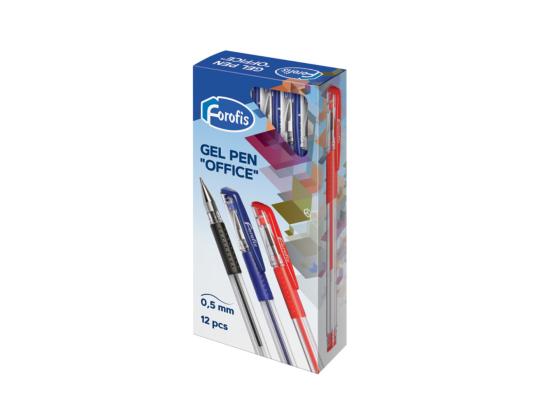 Geelikynä korkilla FOROFIS Office 0,5mm sininen