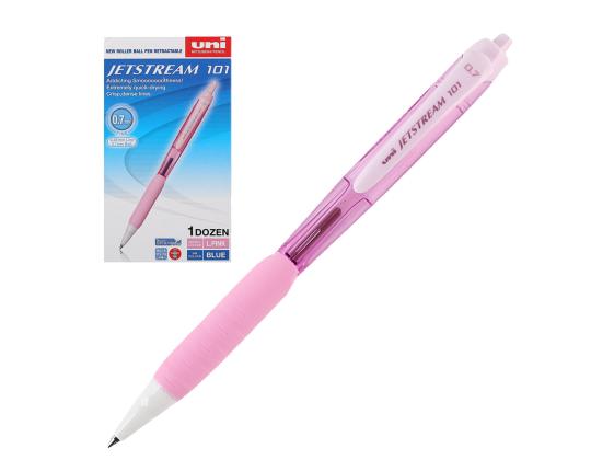 Geelikynä UNI SXN-101 Jetstream pinkki, sininen muste