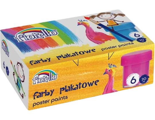 Guassivärit Fiorello 6väriä