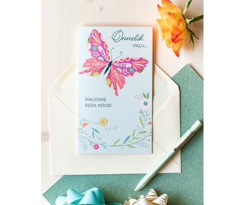 Postikortti HALLMARK CARD BUTTERFLY