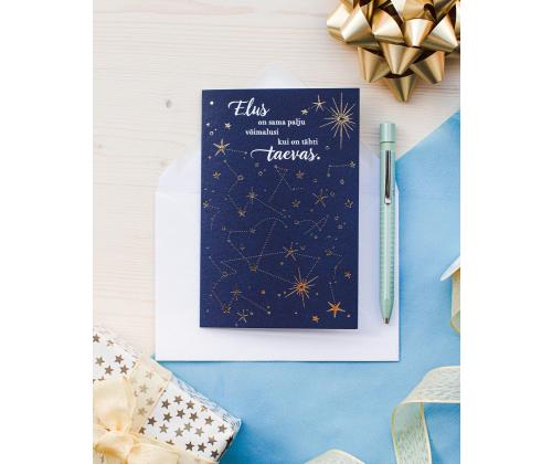 Postikortti KARTTA MERKITTÄVÄSTÄ TAIVAASSA