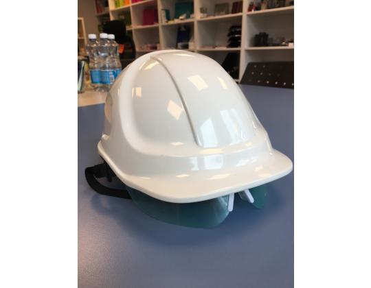 Turvakypärä visiirillä PORTWEST PW55 56-63cm valkoinen