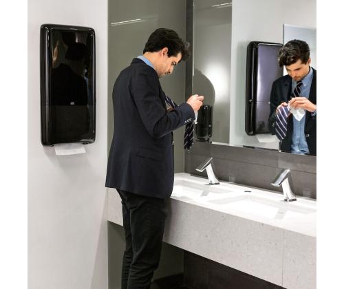 TORK PeakServe® Continuous™ H5 käsipyyhepidike musta