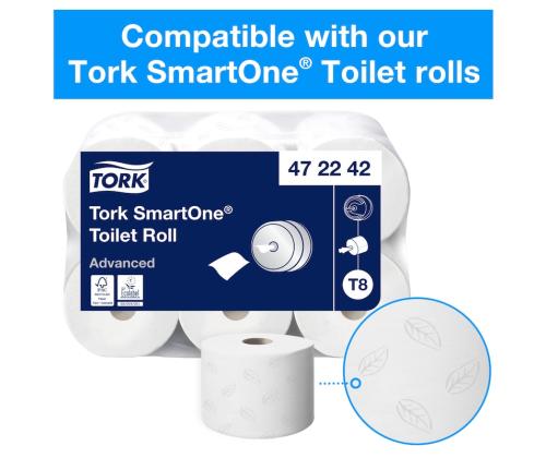WC-paperiteline TORK Smartone T8 musta (680008)