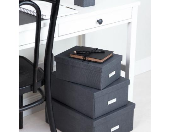 Säilytyslaatikko kannella KATIA collapsible box, BLACK