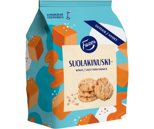 FAZER suolatut karamellikeksejä 270g