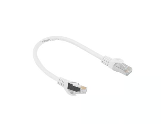 Verkkokaapeli LANBERG Patchcord RJ45 cat.6 FTP 0,25m valkoinen