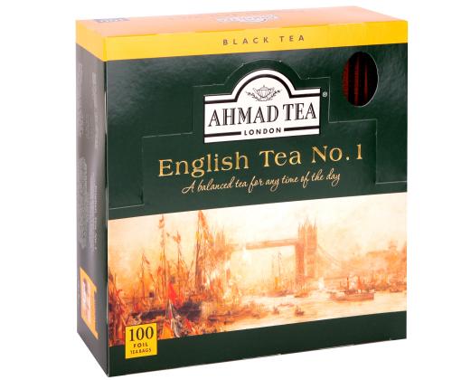 Musta tee POWDER English no.1 100kpl kirjekuoressa