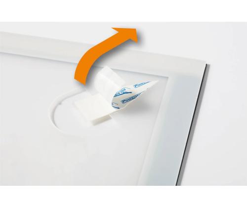 Magneettinen tietokirja A4 DURABLE Duraframe tapetti hopea