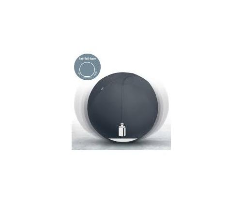Istuinpallo ergonominen LEITZ Ergo 75cm.Anti-Roll-Away tummanharmaa