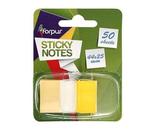 Indeksi Forpus 44x25mm 50kpl kollane