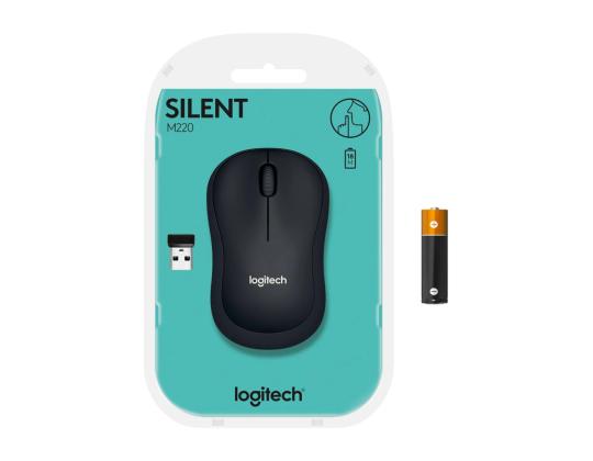 Langaton tietokoneen hiiri LOGITECH M220 Silent musta
