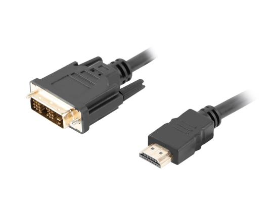 Kaapeli LANBERG HDMI - DVI 4K 30Hz 3m