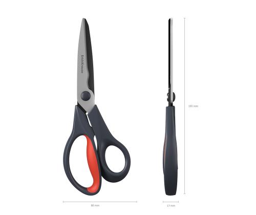 Sakset ERICH KRAUSE Santoku 20,5 cm kumikahvalla