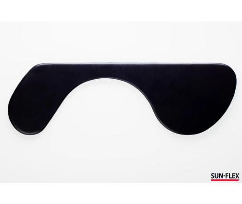 Kyynärvarsituki musta 683x205mm