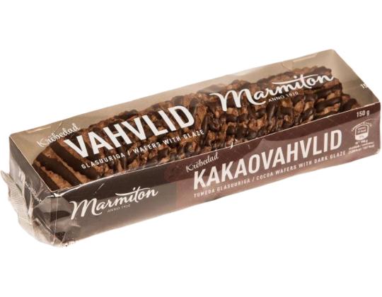 Kaakaovohvelit MARMITON tummalla suklaakuoritteella 150 g
