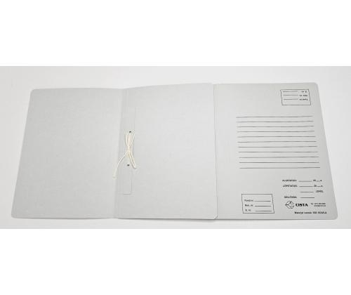 Arkistokansiot A4 1-kertainen valkoinen/harmaa painettu ARHIBRED A-Luokka