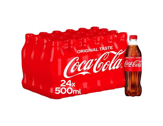 Virvoitusjuoma COCA-COLA 500ml muovipullossa