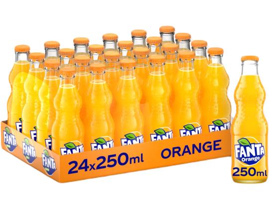 Virvoitusjuoma FANTA 250ml lasipullossa