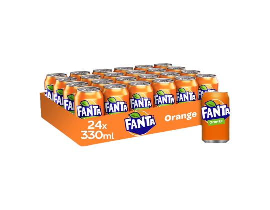 Virvoitusjuoma FANTA 330 ml tölkissä