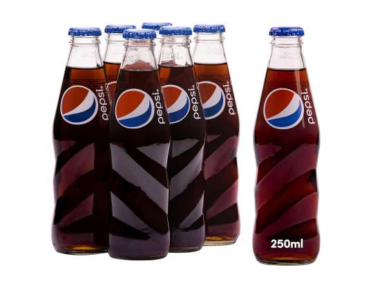 Virvoitusjuoma PEPSI Cola 250ml, lasipullossa