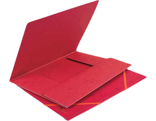 Kulmalukkokansio A4 kartonkia punainen