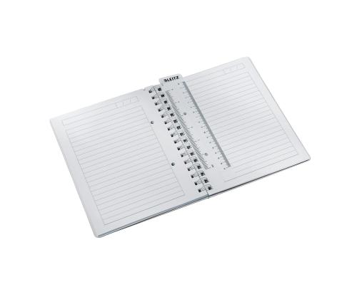 LEITZ Wow A5+ spiraalikansio 80 arkkia musta