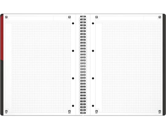 Kansi spiraalisidonta A4+ neliö OXFORD International Activebook muovikannet 80 sivua