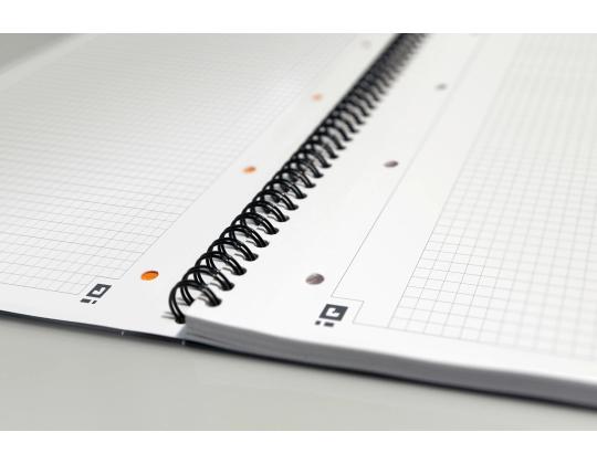 Kansio spiraalisidonnassa A4+ neliö OXFORD International Notebook-pahvi kattaa 80 sivua