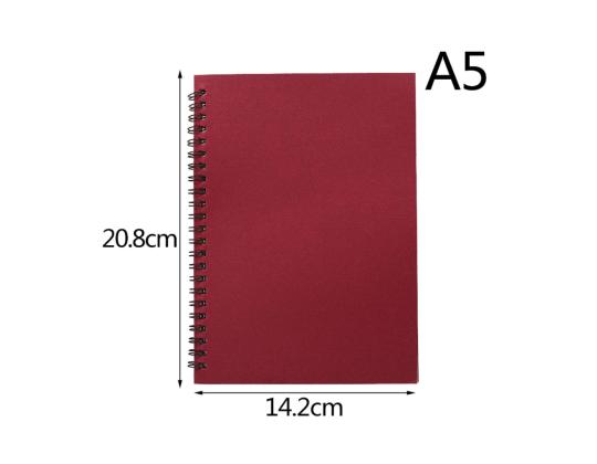 Kierrevihko A4 96 arkkia ruudutettu 5x5 kovat kannet