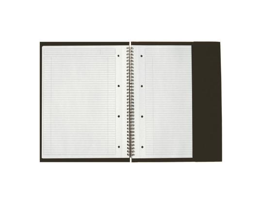 Kansi kierresidoksessa A5+ lineaarinen OXFORD Meetingbook muovikannet kumilla, 80 sivua