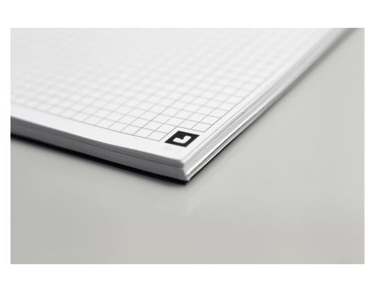 Kansio spiraalisidonnassa A5+ neliö OXFORD International Notebook pahvi kattaa 80 sivua