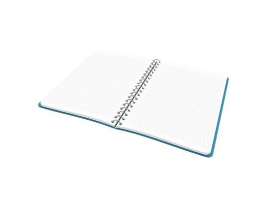 Kierrevihko B5 800 arkkia ruudutettu 5x5 kovakantinen Leitz Cosy sininen