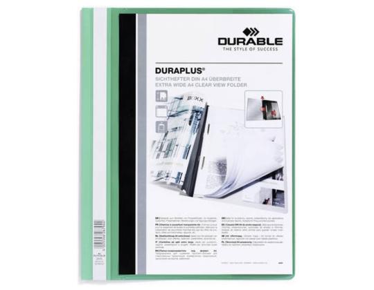 Pikakansio A4 DURABLE Duraplus etukansi taskunvihreällä