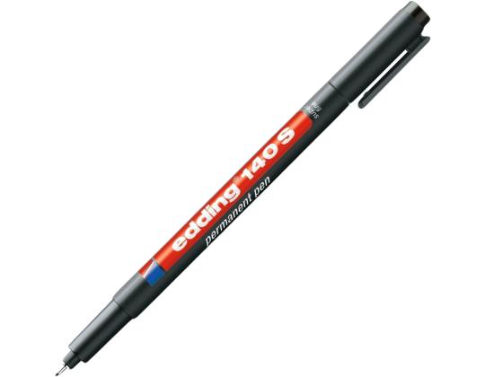 Pysyvä kalvomerkki EDDING 140S 0,3mm musta (nopeasti kuivuva)