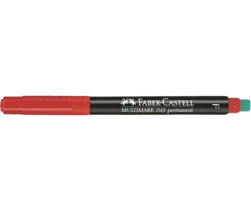 Muovimerkkauskynä FABER-CASTELL Multimark F ja pyyhekumi 4-värinen setti