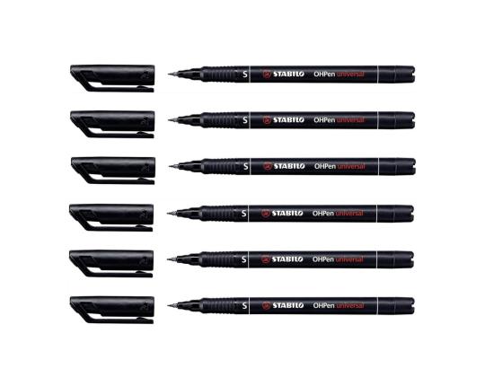Filmimerkki STABILO OHPen 0,4mm S musta, pysyvä