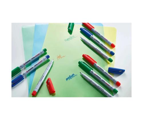 Kalvomerkki STABILO OHPen 0,4mm S vihreä, pestävä