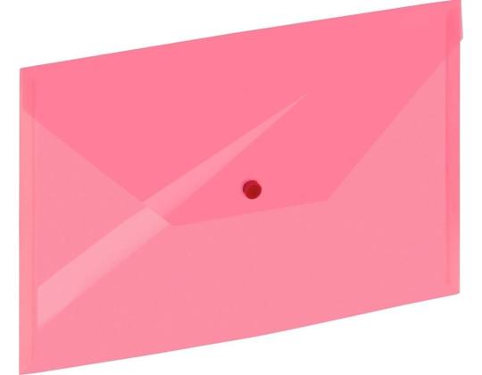 Muovinen kirjekuori leimalla C4 GRAND 100 arkille läpinäkyvä punainen