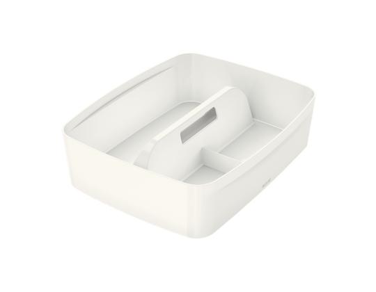 Muovilaatikko Leitz MyBox organizer L valkoinen