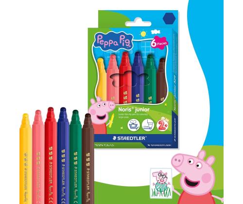 STAEDTLER Noris -huopakynät 6 väriä
