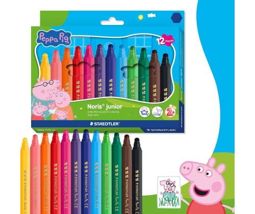STAEDTLER Noris -huopakynät 12 väriä