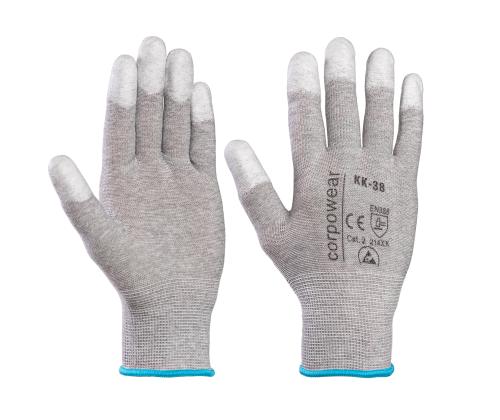 Nylon antistaattiset työkäsineet KK38 nro 9