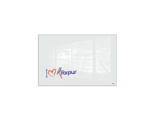 Lasilevy-magneettilevy FORPUS 900x1200mm valkoinen