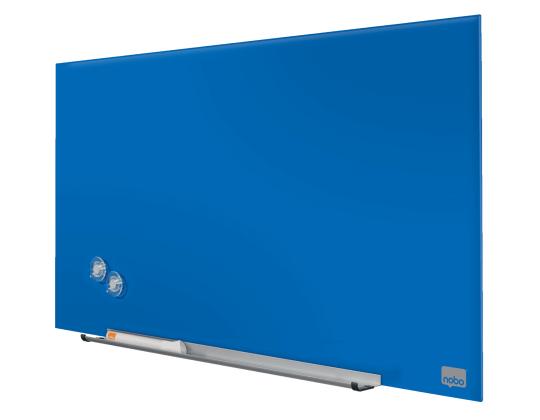 Lasilevy-magneettilevy NOBO Impression Pro 680x380mm, sininen