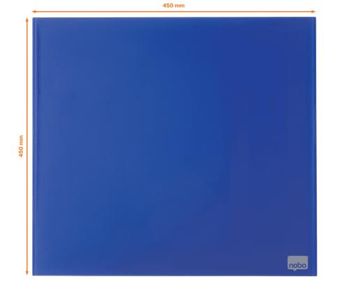 Magneettilaatta NOBO Impression Pro Sq.Tiles 450x450mm, sininen väri