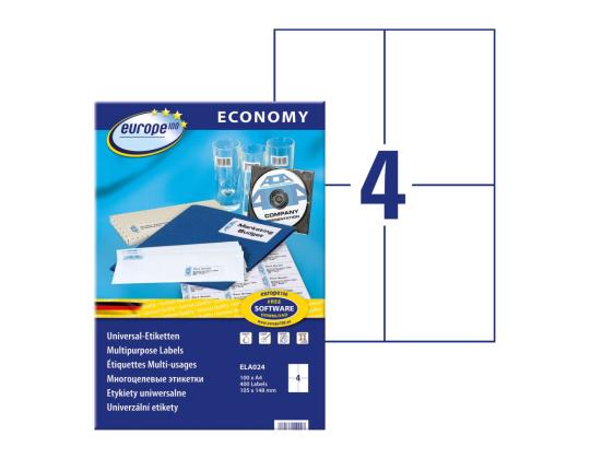 Kopio-lasertarra 105x148mm  Economy 4-osainen