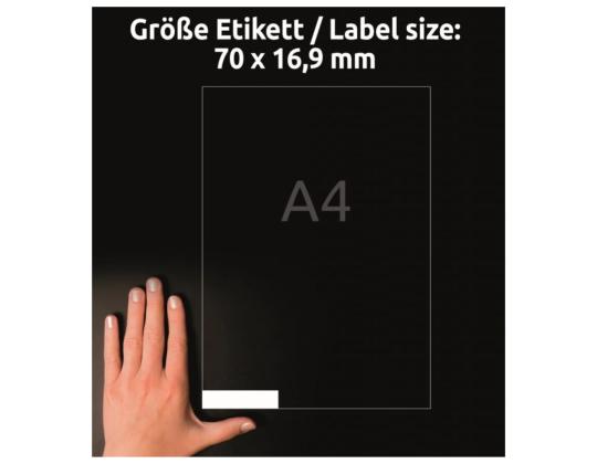 Tarratarra AVERY Zweckform 70x16,9mm 100 arkkia (3420)