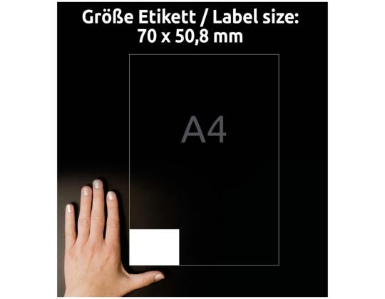 Tarratarra AVERY Zweckform 70x50,8mm 100 arkkia (3669)