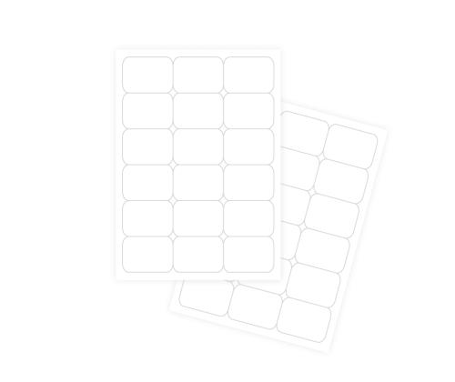 Kopio-lasertarra 63.5x46.6mm Forofis 18-osainen